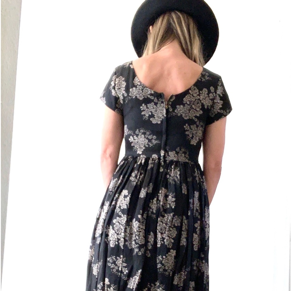 Vintage Evening Cocktail Dress Cute or Formal SILK & LINED